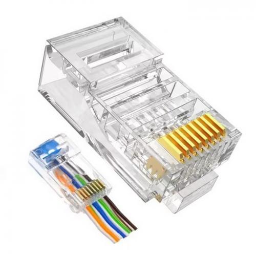 RJ45 (TP-8P8C) Cat5E сквозной