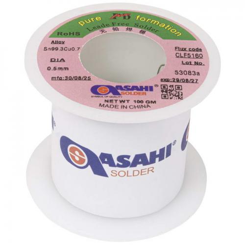 Sn99.3/CU0.7 d0.5mm 100g ASAHI