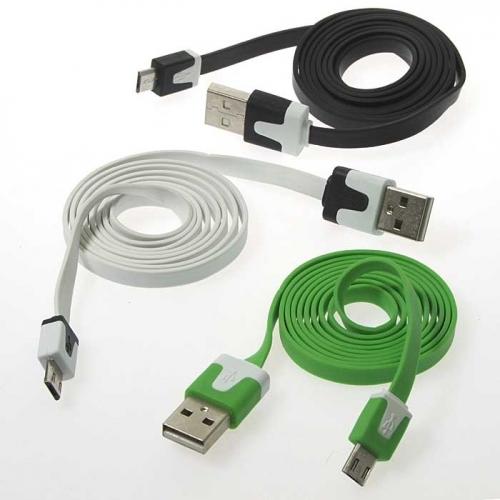 USB to Micro USB flat 1m
