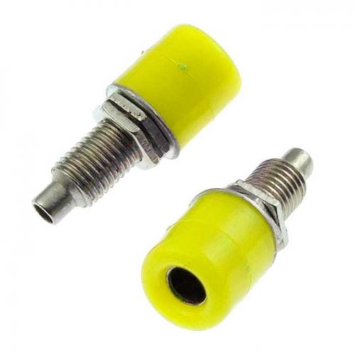 Z011 4mm panel jack YELLOW