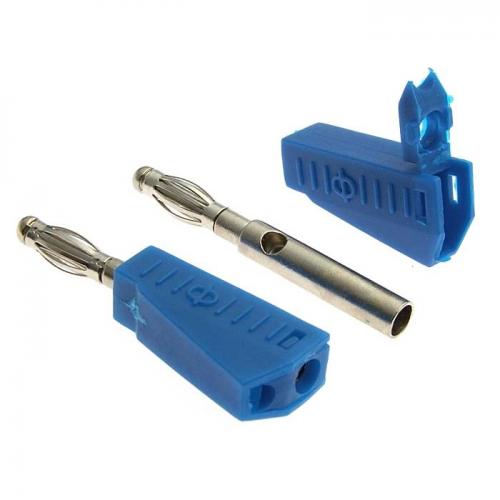 Z040 4mm Stackable Plug BLUE